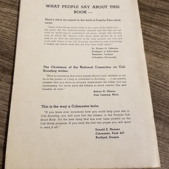 Vintage Parents cub scout Book 1951 - Picture 2 of 8